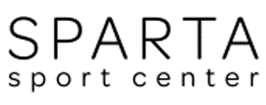 Logotipo color negro del gimnasio Sparta Sport Center