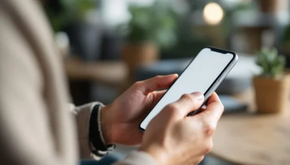 persona comrpobando pantalla telefono inteligente