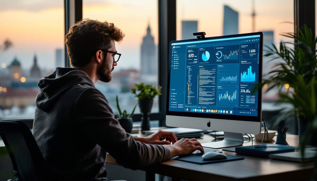 seo trabajando en un ordenador